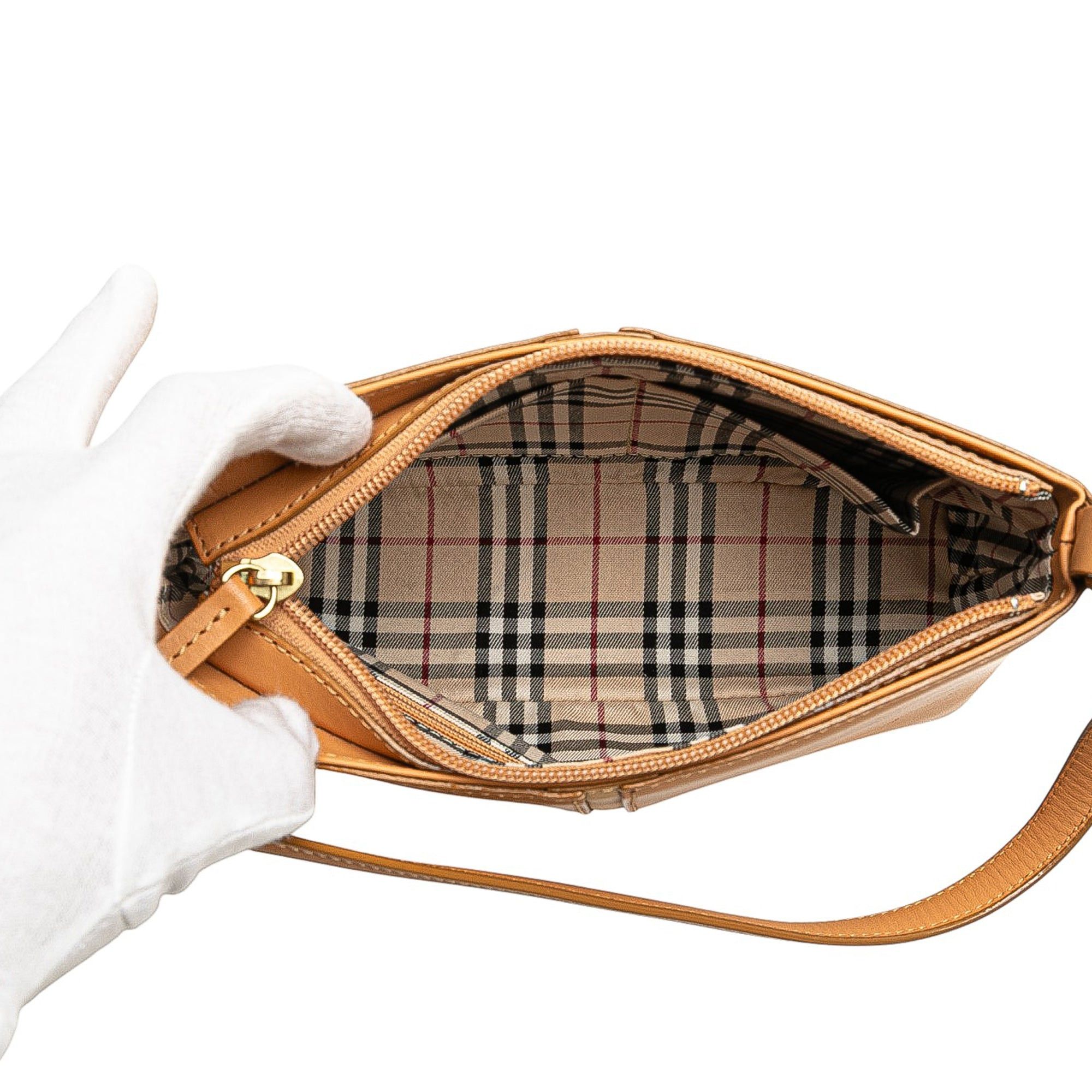 Burberry Leather Shoulder Bag Size ONE SIZE - 4 Thumbnail