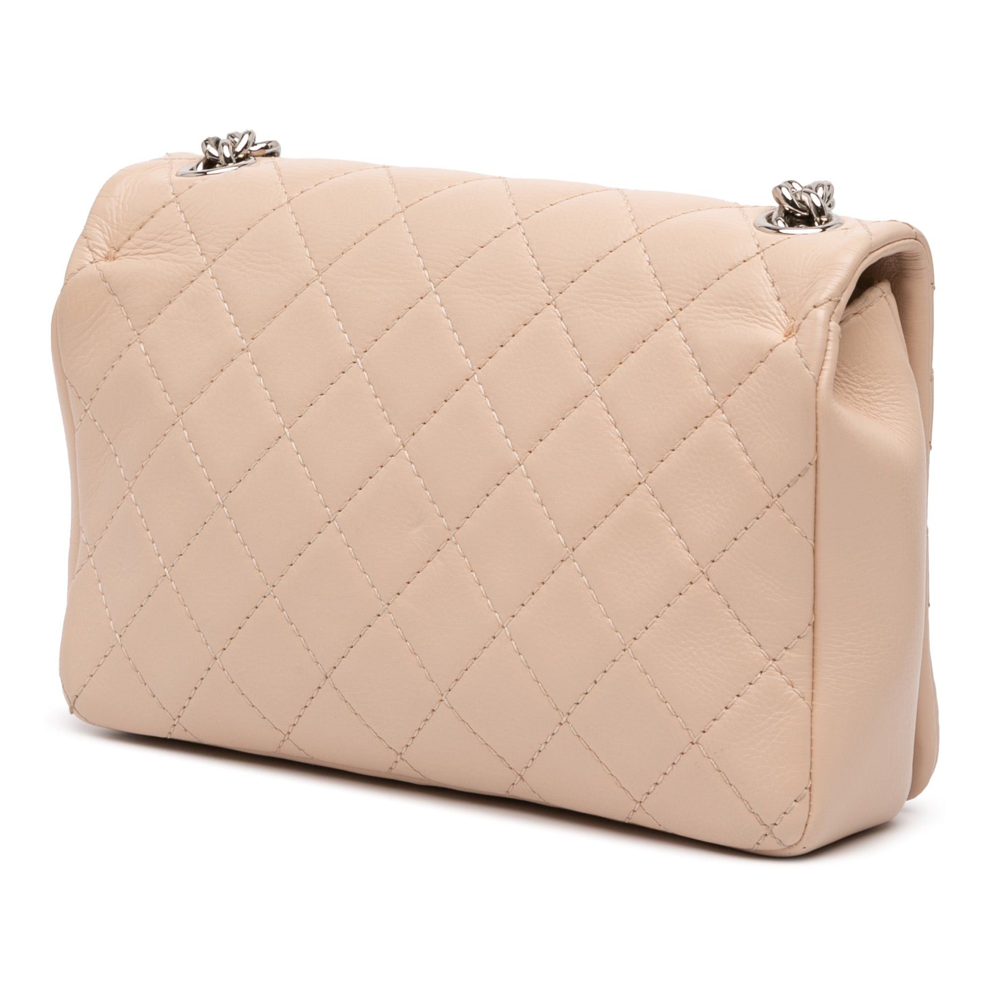 Chanel Quilted Calfskin Chain Embossed Flap Size ONE SIZE - 2 Thumbnail