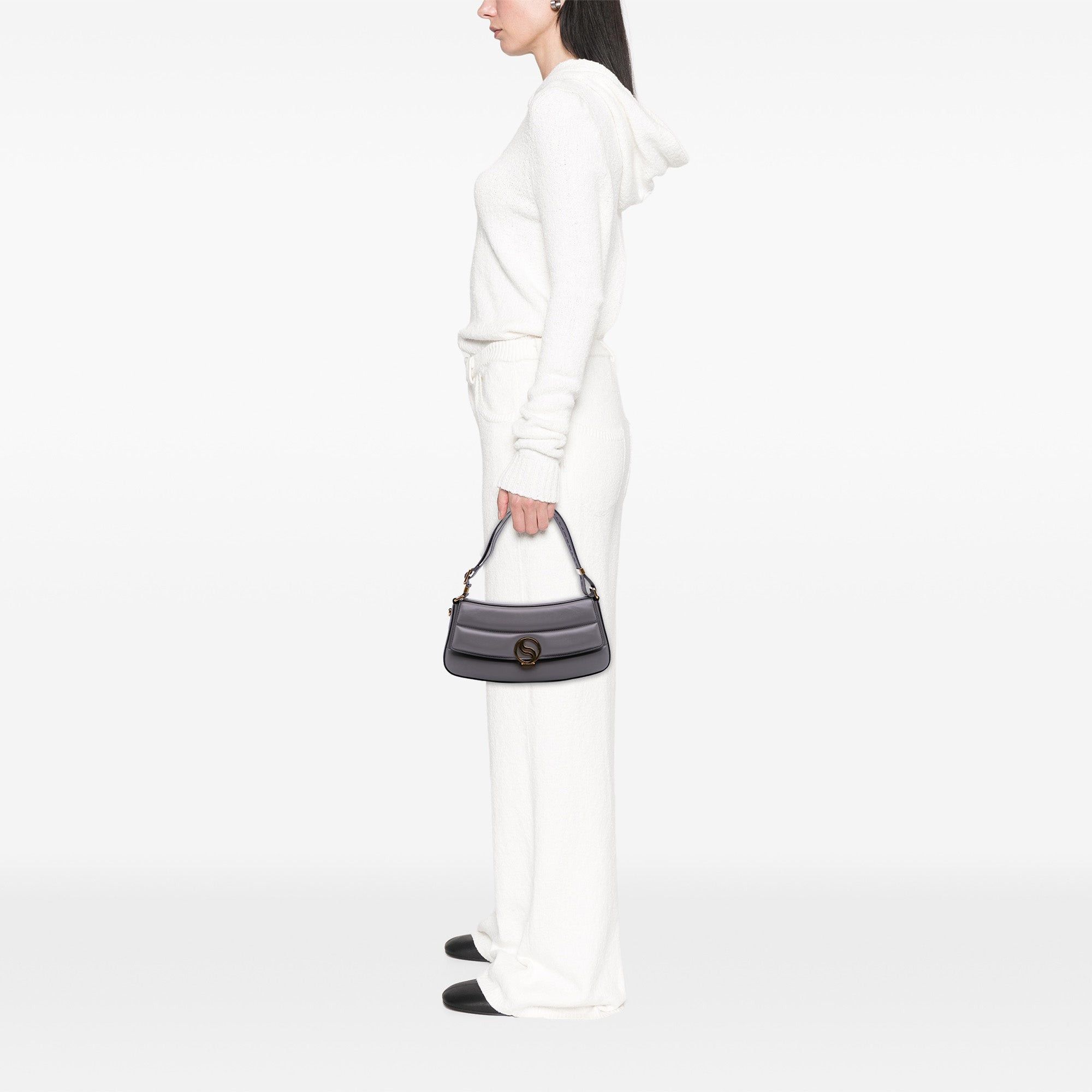 Stella McCartney Alter Mat S Wave Padded Shoulder Bag Size ONE SIZE - 11 Thumbnail