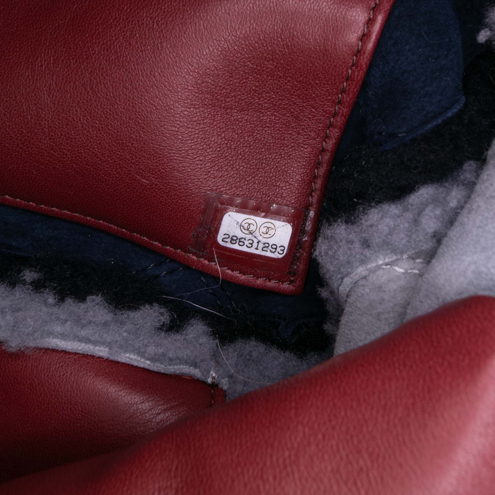 Chanel Medium Tricolor CC Quilted Shearling Single Flap Size ONE SIZE - 6 Thumbnail