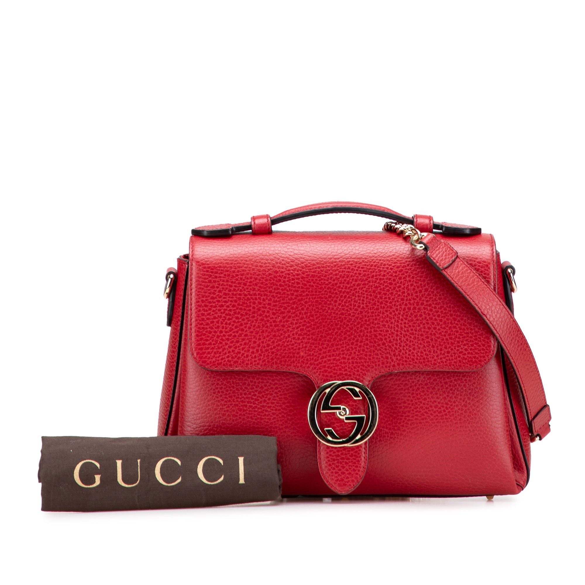 Gucci Small Dollar Calf Interlocking G Satchel Size ONE SIZE - 11 Thumbnail