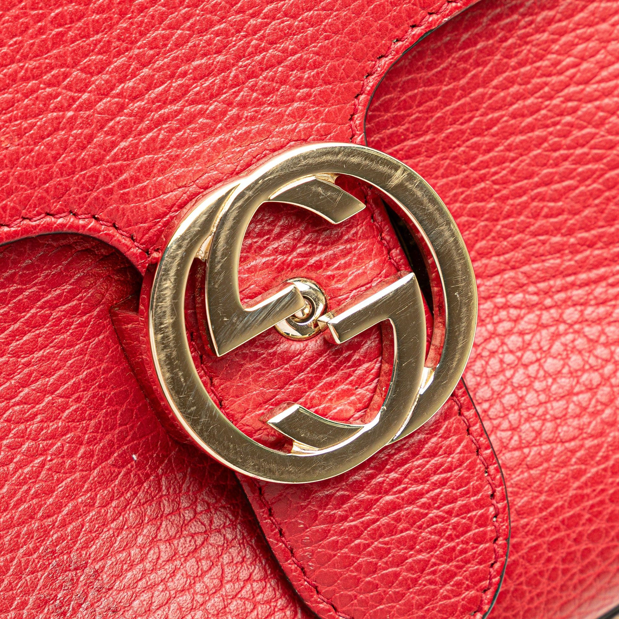 Gucci Small Dollar Calf Interlocking G Satchel Size ONE SIZE - 9 Thumbnail