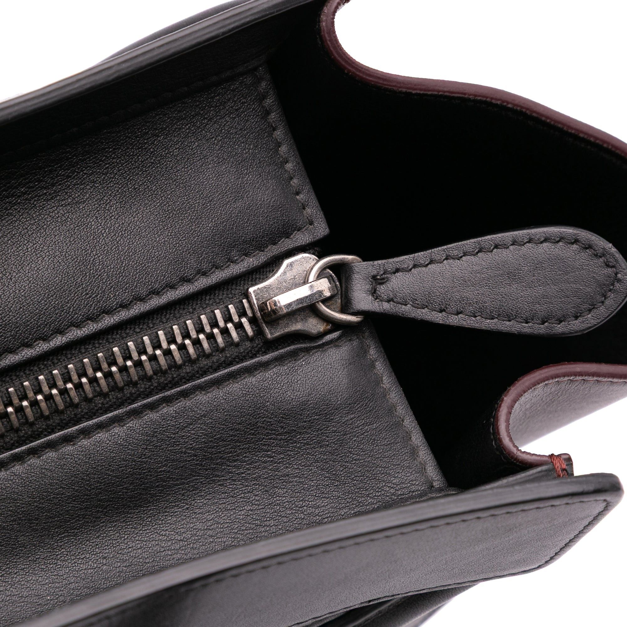 Celine Micro Tricolor Leather Luggage Tote Size ONE SIZE - 8 Thumbnail