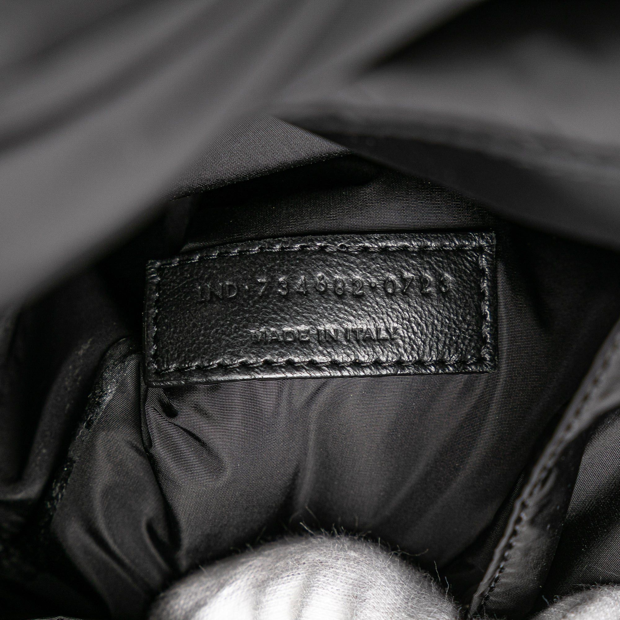 Saint Laurent Paris Nylon Rive Gauche Drawstring Backpack Size ONE SIZE - 6 Thumbnail