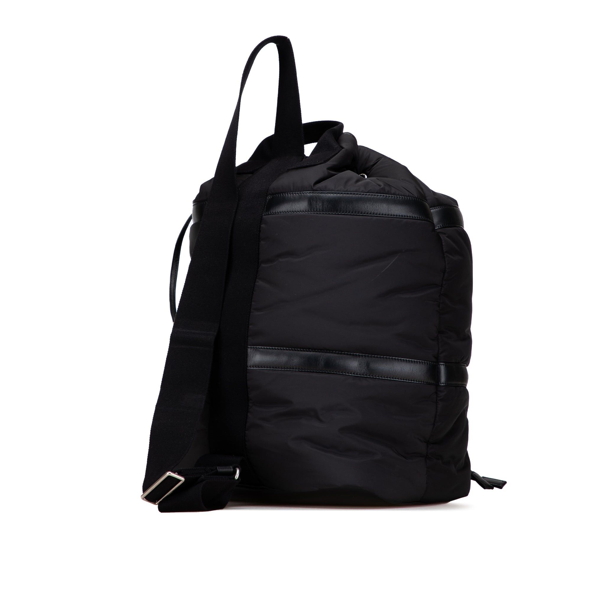 Saint Laurent Paris Nylon Rive Gauche Drawstring Backpack Size ONE SIZE - 2 Thumbnail
