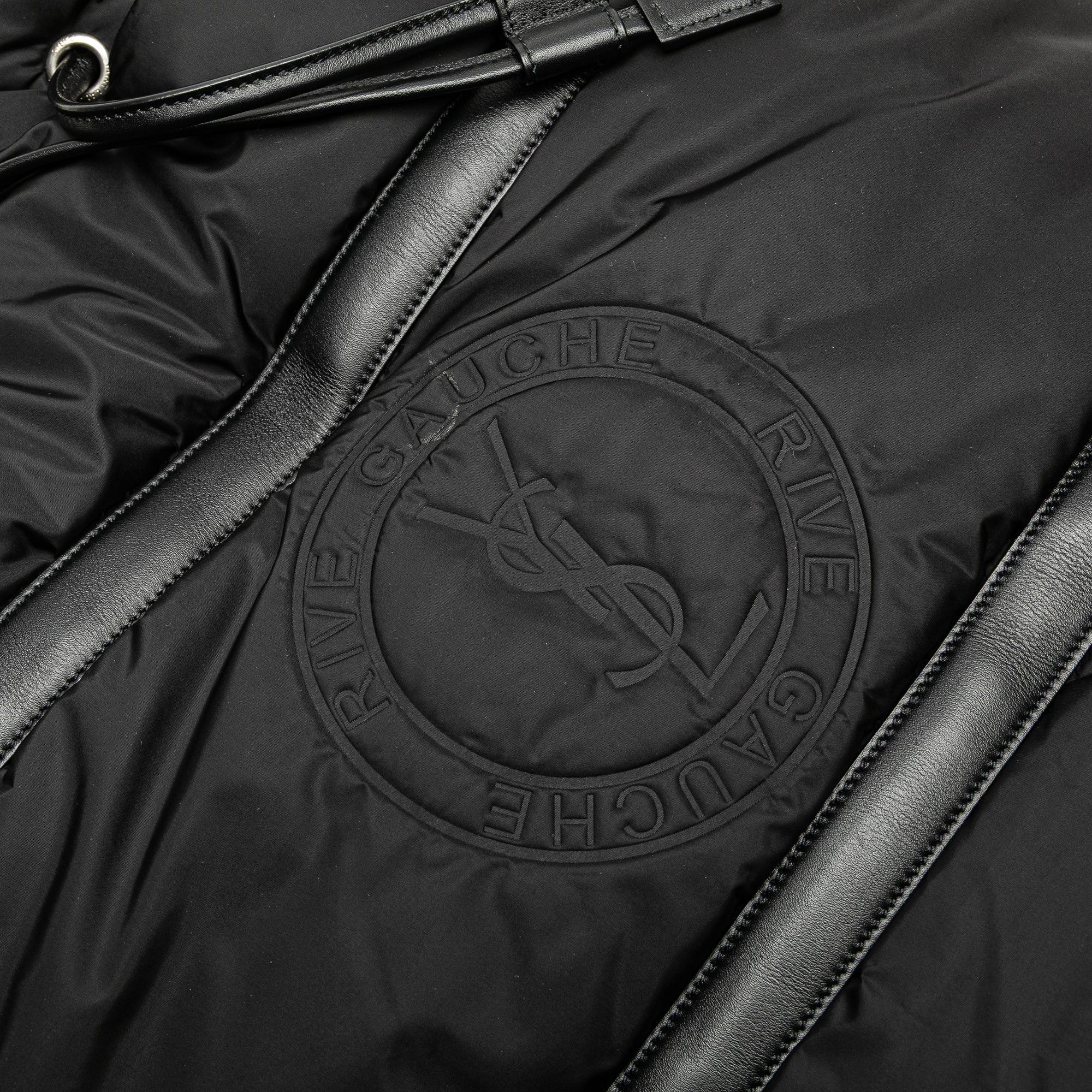 Saint Laurent Paris Nylon Rive Gauche Drawstring Backpack Size ONE SIZE - 7 Thumbnail