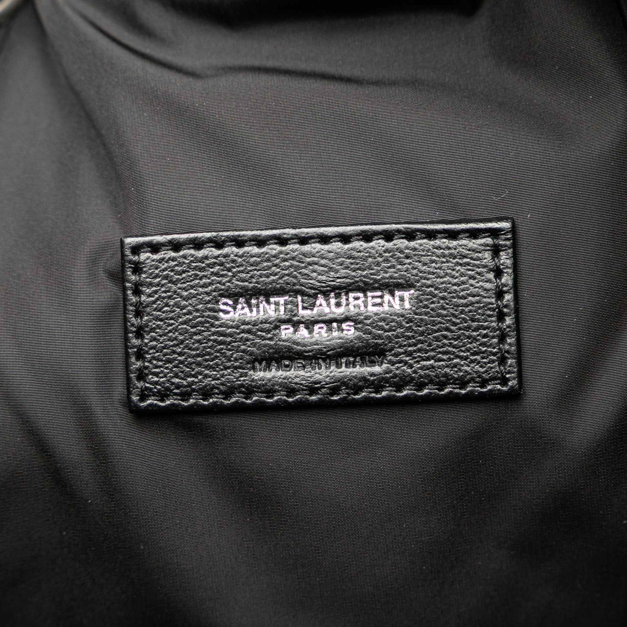 Saint Laurent Paris Nylon Rive Gauche Drawstring Backpack Size ONE SIZE - 5 Thumbnail