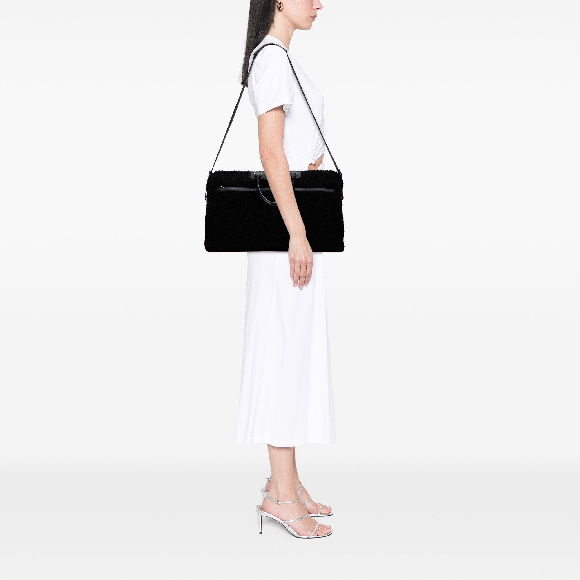 Saint Laurent Paris Shearling Travel Bag Size ONE SIZE - 10 Thumbnail