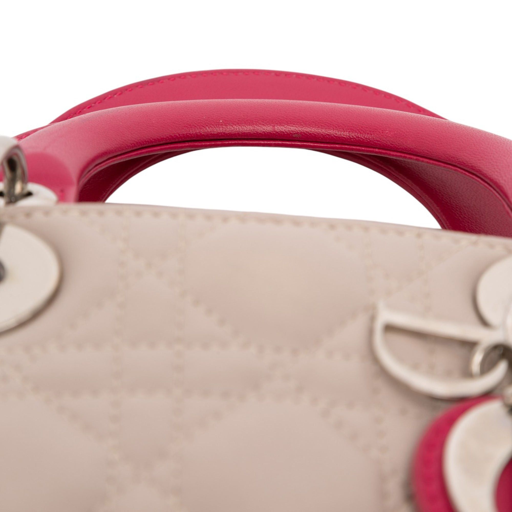 Dior Mini Tricolor Lambskin Cannage Lady Dior Size ONE SIZE - 7 Thumbnail