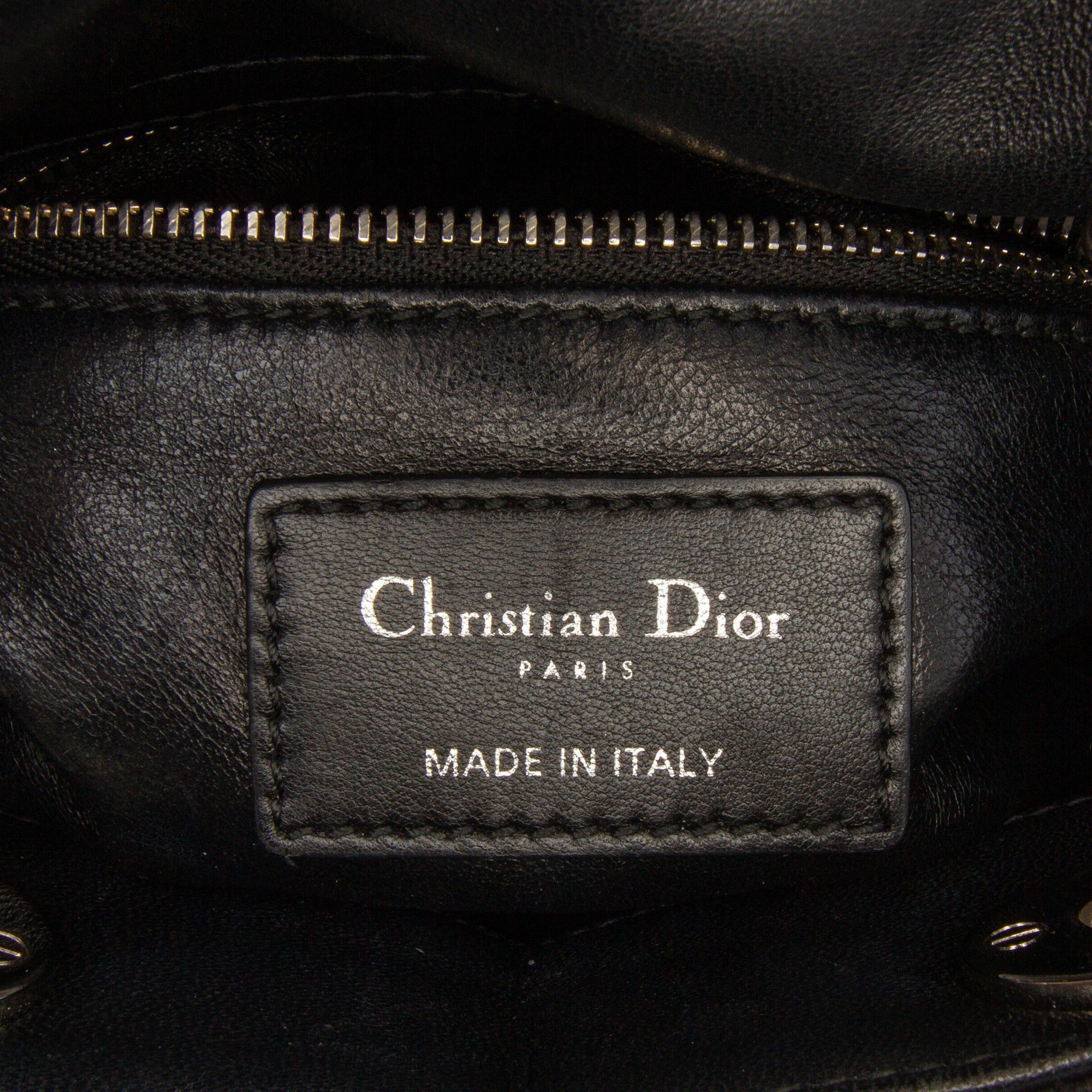 Dior Mini Patent Sequined Lady Dior Size ONE SIZE - 5 Thumbnail