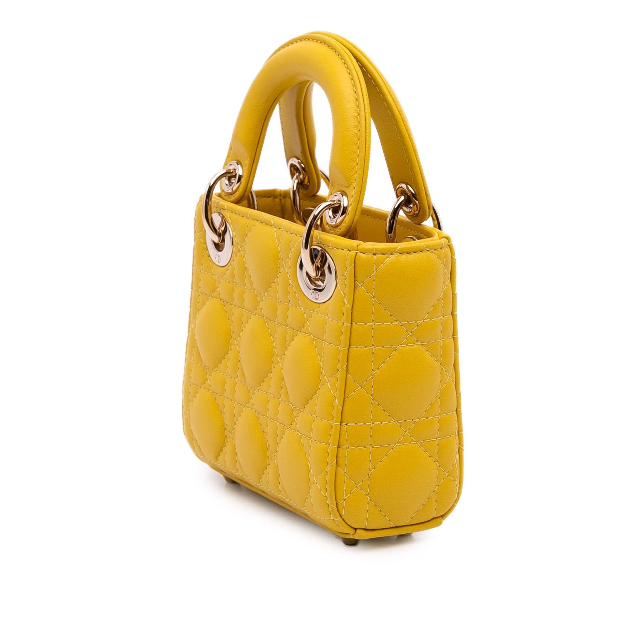Dior Micro Lambskin Cannage Lady Dior Size ONE SIZE - 2 Thumbnail