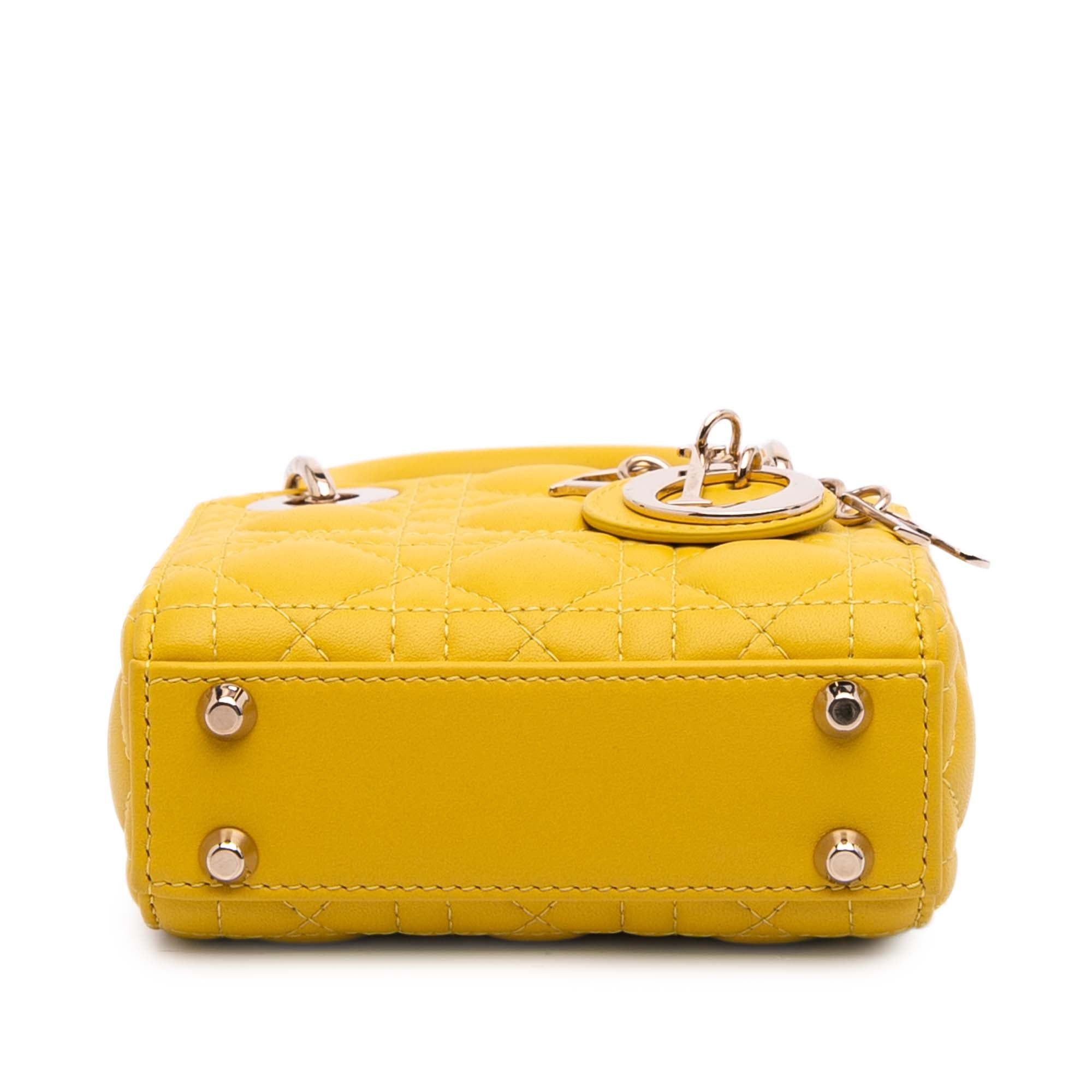 Dior Micro Lambskin Cannage Lady Dior Size ONE SIZE - 3 Thumbnail