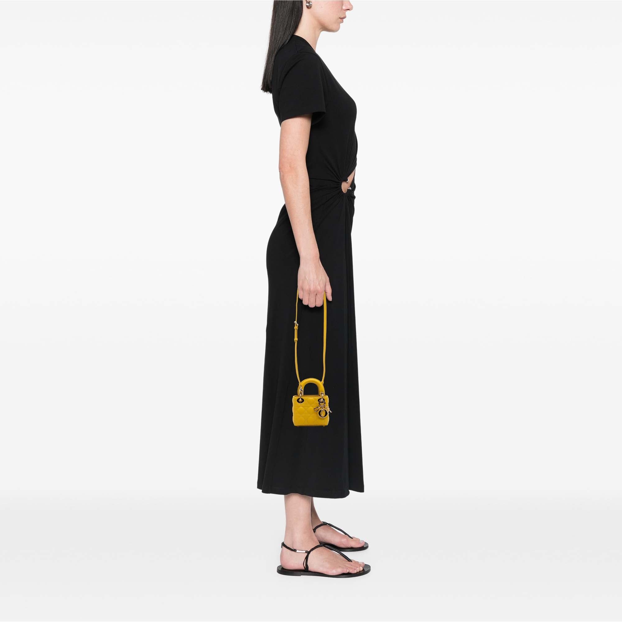 Dior Micro Lambskin Cannage Lady Dior Size ONE SIZE - 11 Thumbnail