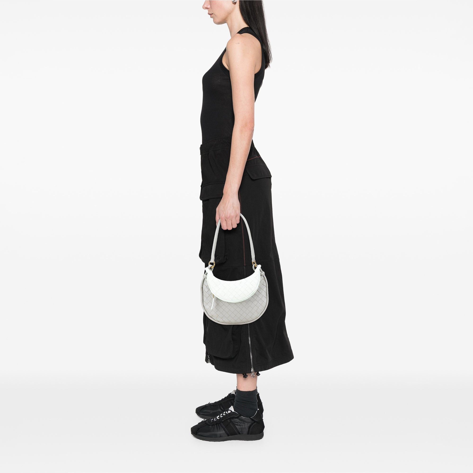 Bottega Veneta Small Bicolor Lambskin Intrecciato Gemelli Bag Size ONE SIZE - 10 Thumbnail
