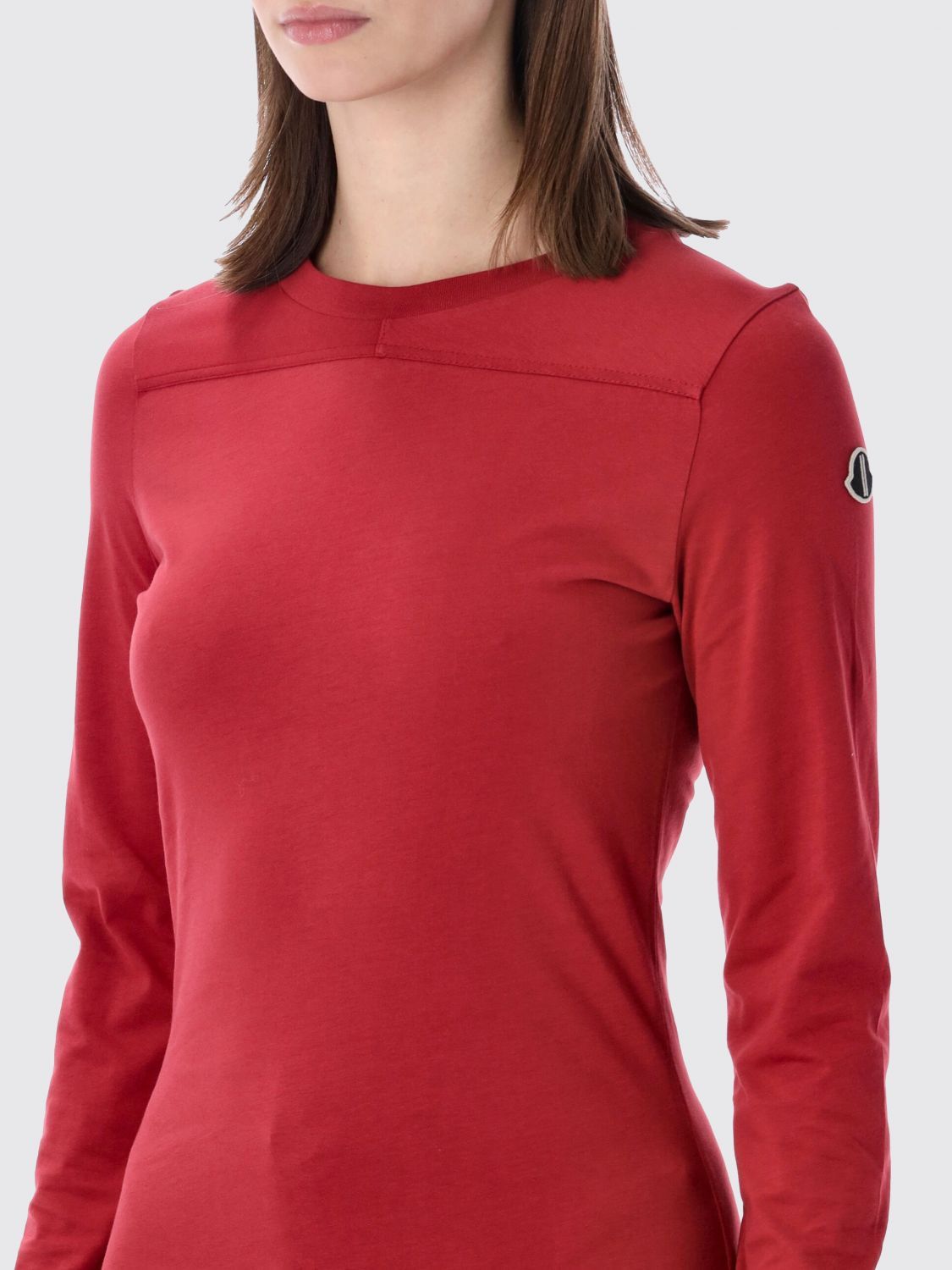 Moncler Moncler T-Shirt Woman Red Size S / US 4 / IT 40 - 3 Thumbnail