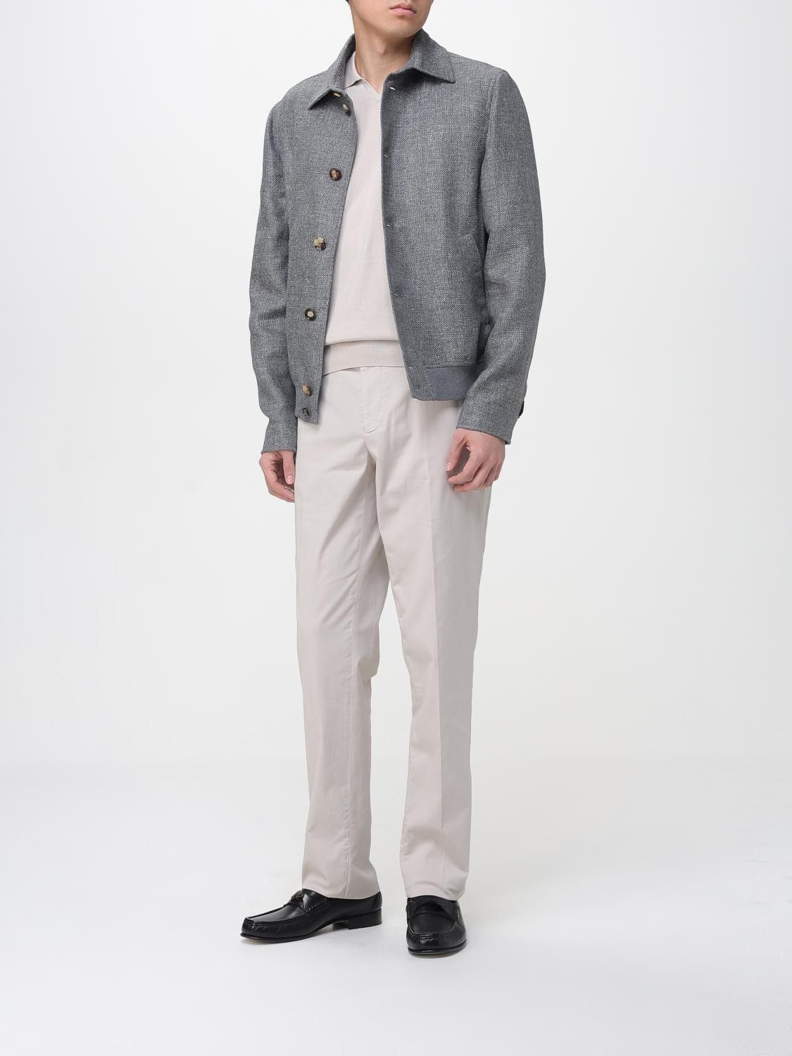 Brunello Cucinelli Brunello Cucinelli Jacket Men Grey Size US XL / EU 56 / 4 - 2 Thumbnail