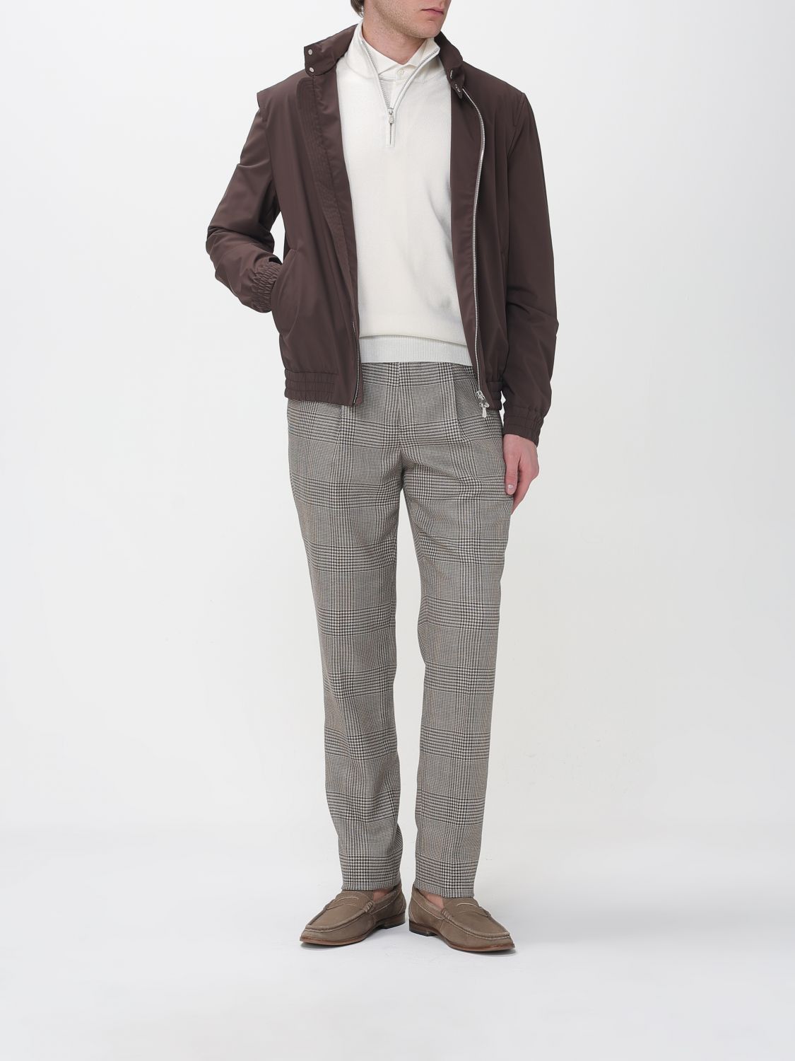 Brunello Cucinelli Brunello Cucinelli Jacket Men Brown Size US XXL / EU 58 / 5 - 2 Thumbnail