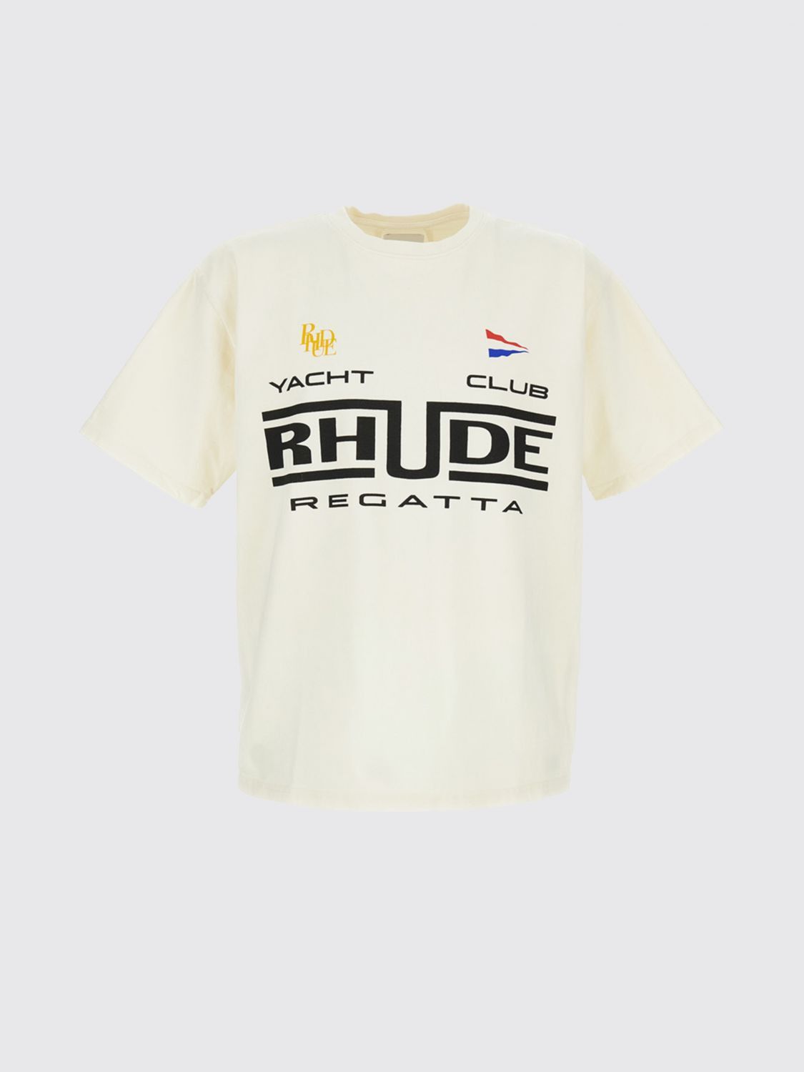 Rhude Rhude T-Shirt Men White Size US M / EU 48-50 / 2 - 2 Thumbnail