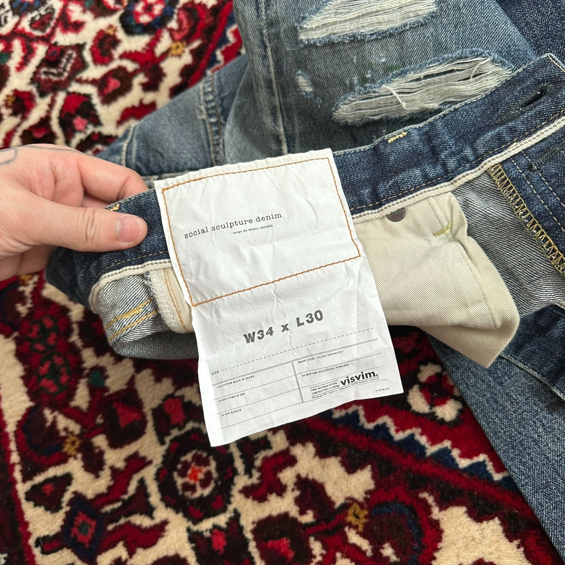 Visvim visvim 20AW 01.2D17 Wide Jeans Size US 34 / EU 50 - 8 Thumbnail