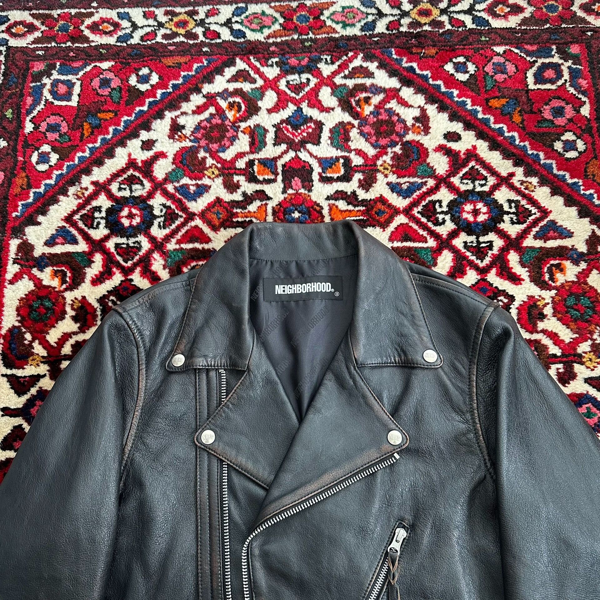 Neighborhood Neighborhood 20AW Motorcycle Leather Jacket M Size US M / EU 48-50 / 2 - 5 Thumbnail