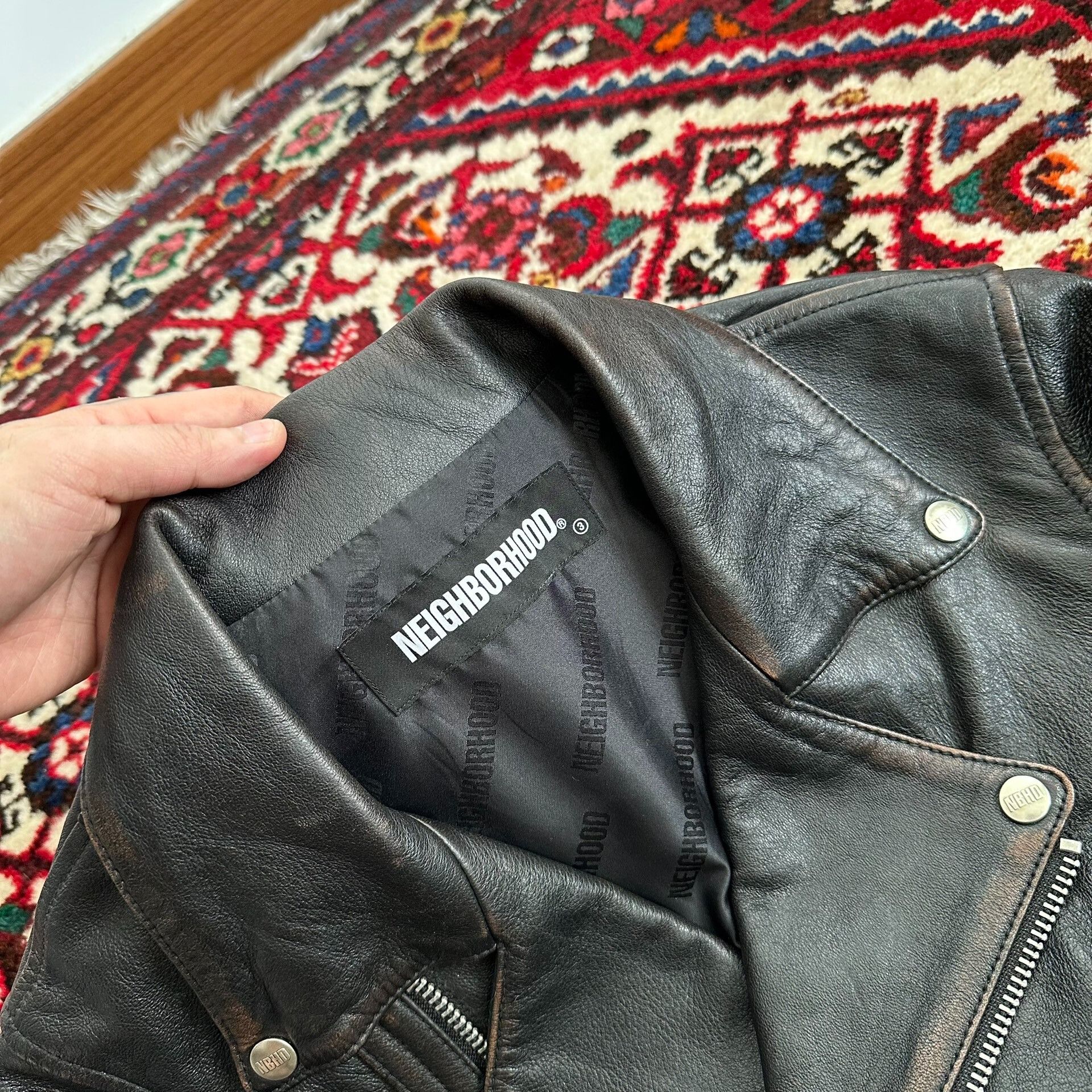 Neighborhood Neighborhood 20AW Motorcycle Leather Jacket M Size US M / EU 48-50 / 2 - 6 Thumbnail