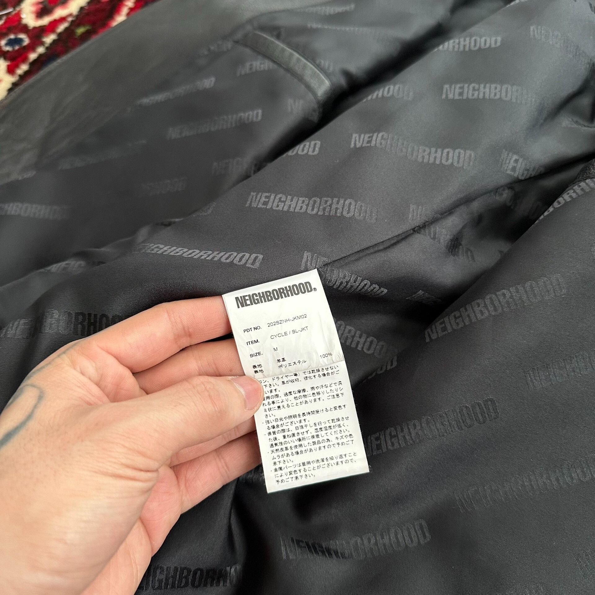 Neighborhood Neighborhood 20AW Motorcycle Leather Jacket M Size US M / EU 48-50 / 2 - 8 Thumbnail