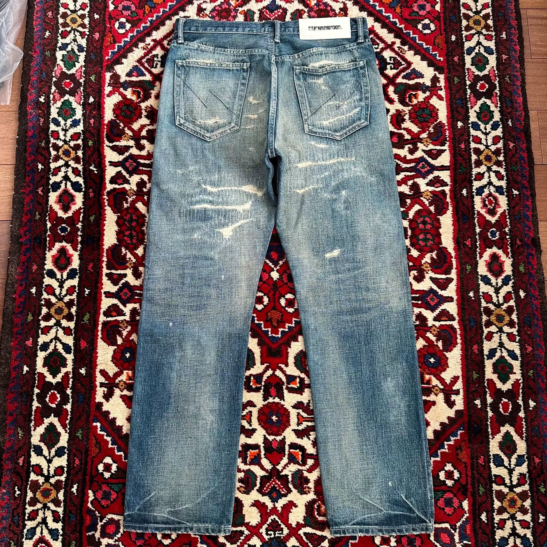 Neighborhood NEIGHBORHOOD 21SS Distressed Jeans Size US 30 / EU 46 - 2 Thumbnail