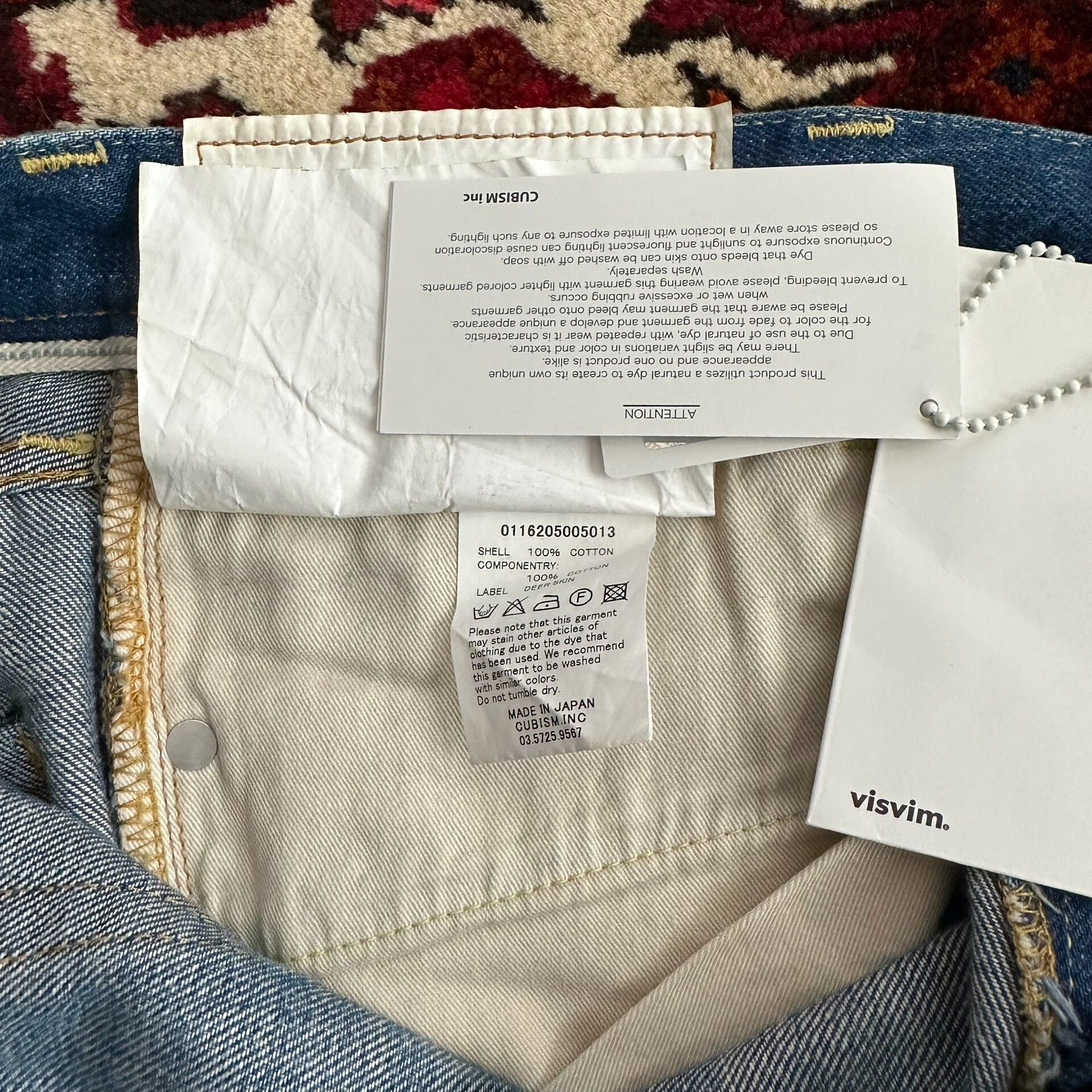 Visvim visvim 16aw 04d5 Washed Jeans Size US 32 / EU 48 - 8 Thumbnail