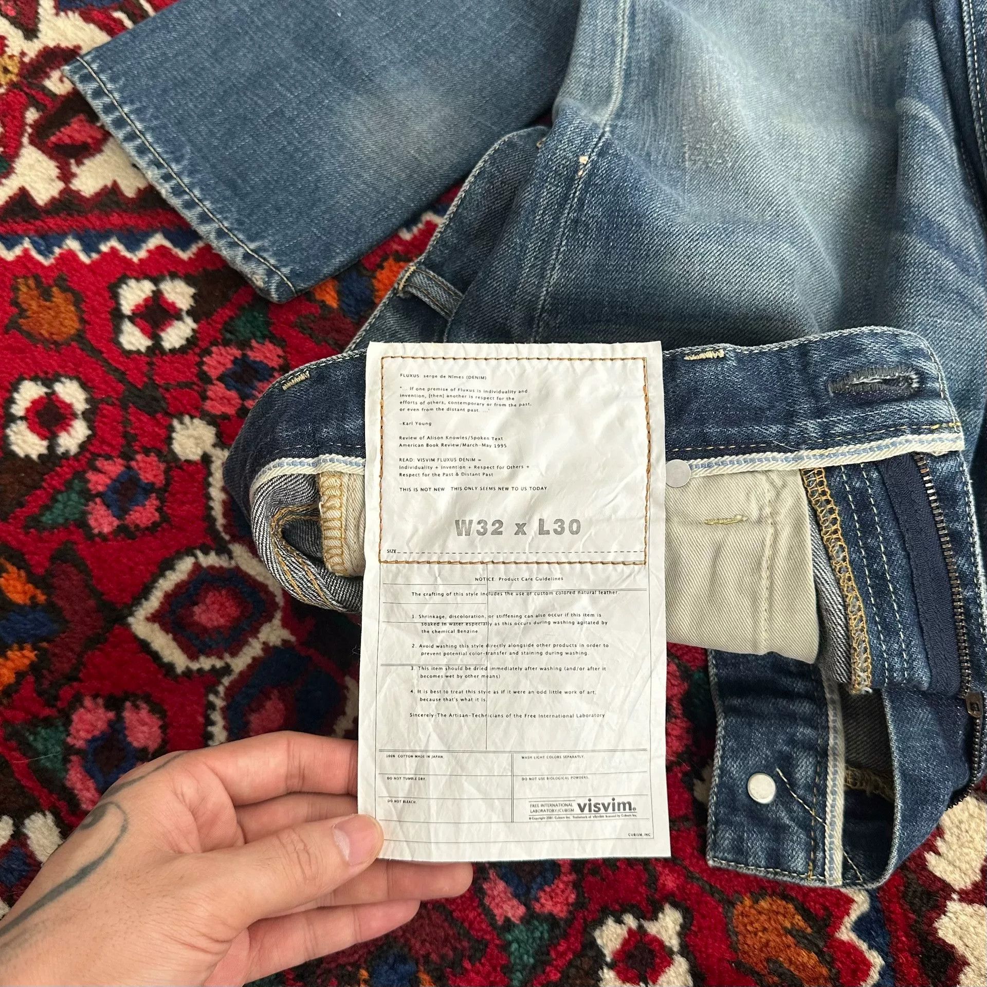 Visvim visvim 06d3 Washed Jeans Size US 32 / EU 48 - 7 Thumbnail