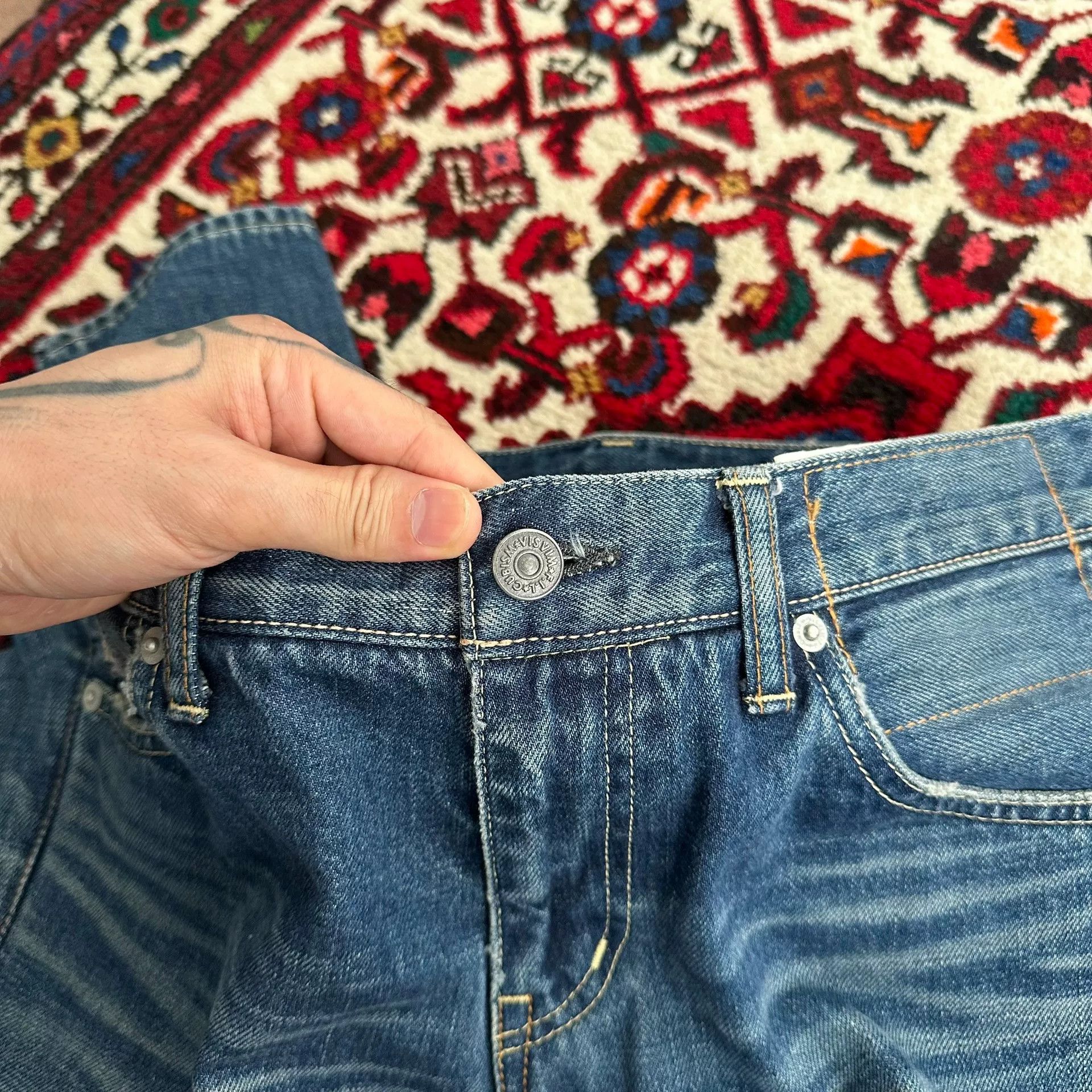 Visvim visvim 06d3 Washed Jeans Size US 32 / EU 48 - 9 Thumbnail