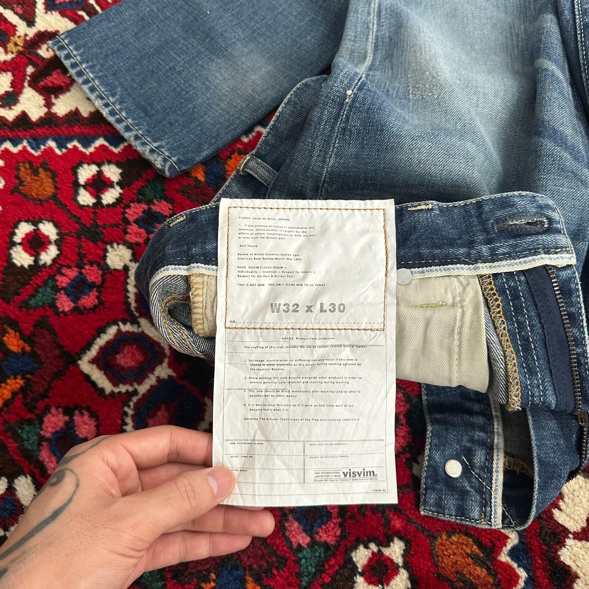 Visvim visvim 06d3 Washed Jeans Size US 32 / EU 48 - 8 Thumbnail