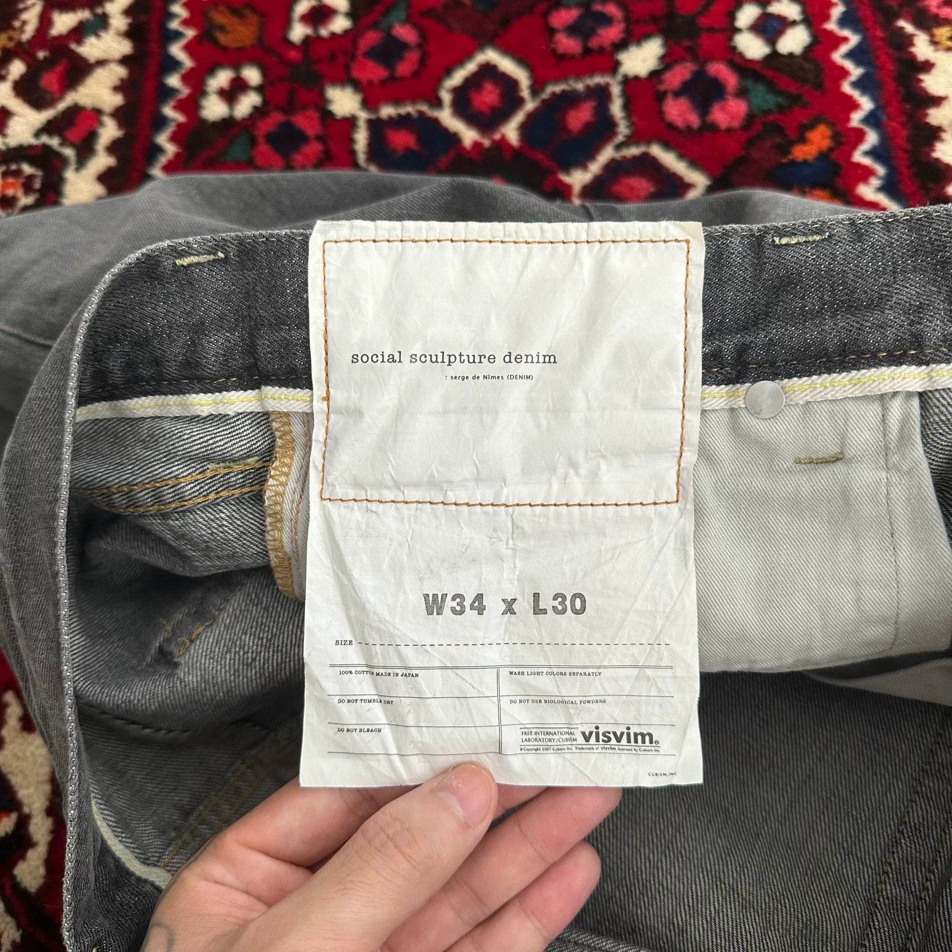 Visvim visvim 17aw 04d10 Black Jeans Size US 34 / EU 50 - 7 Thumbnail