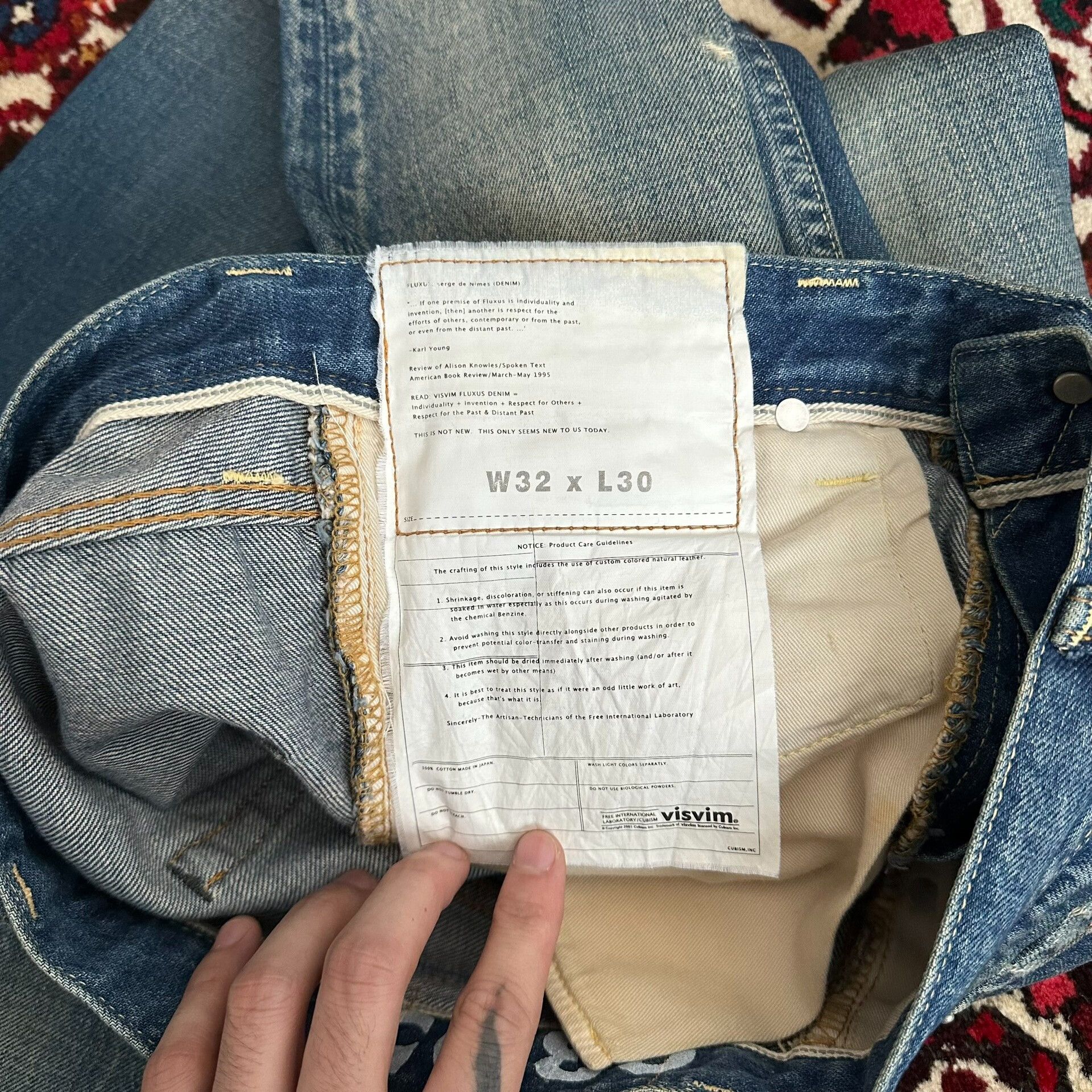Visvim visvim 03d5 Yellow Mud Washed Jeans Size US 32 / EU 48 - 7 Thumbnail