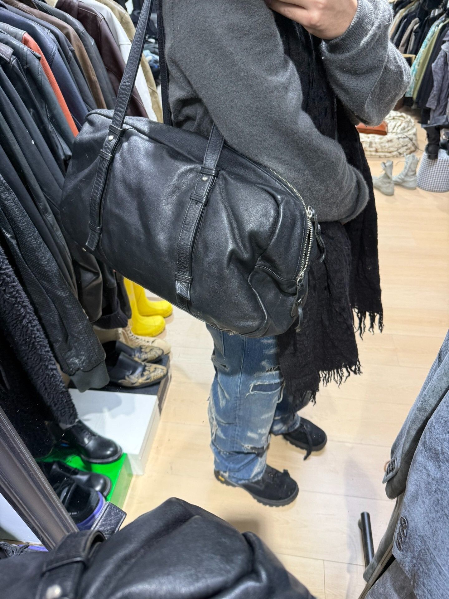 Y's Yohji Yamamoto Y's Large Boston Bag Size ONE SIZE - 5 Thumbnail