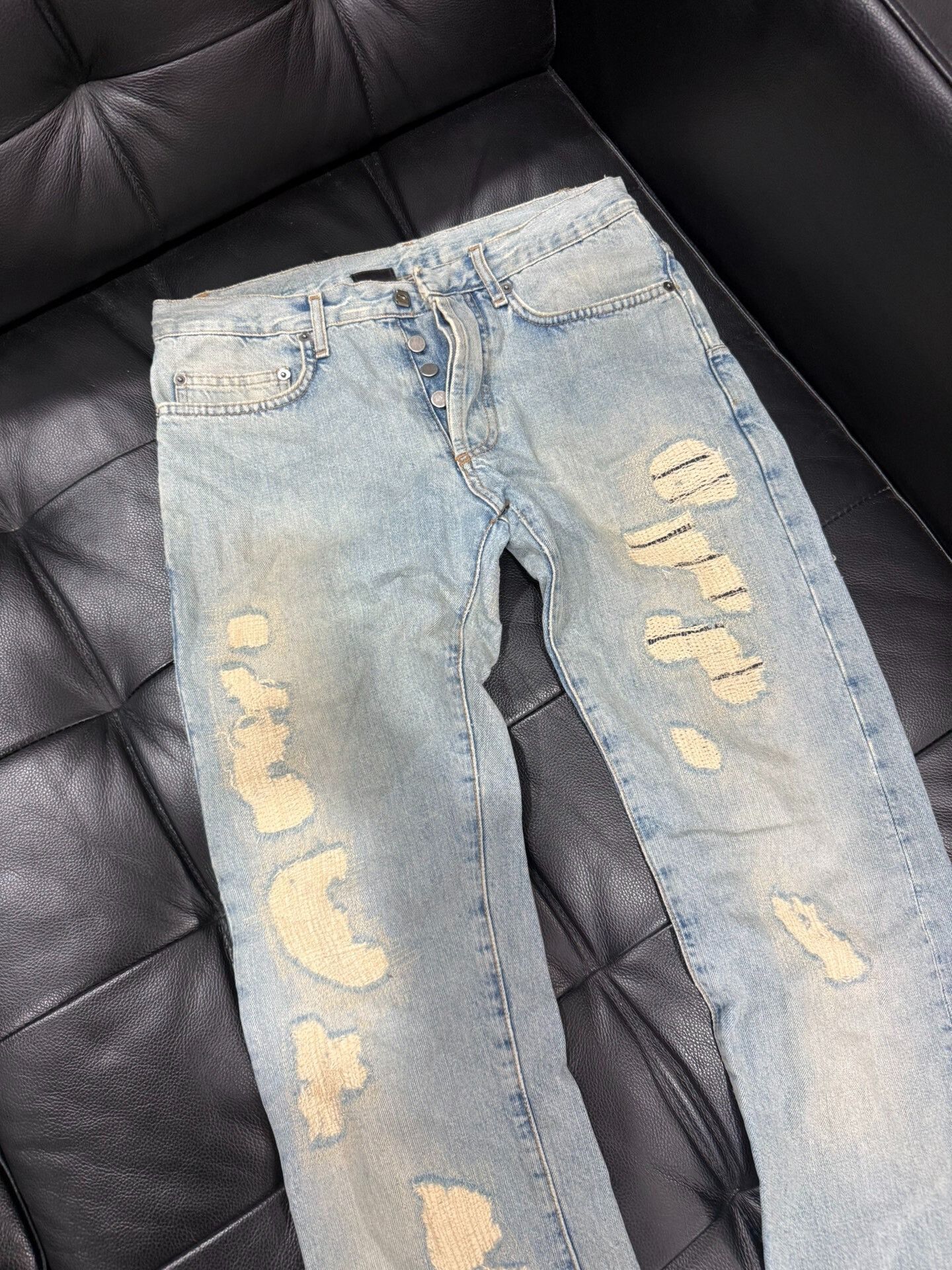 Dior Dior Homme Distressed Washed Jeans Size US 28 / EU 44 - 2 Thumbnail