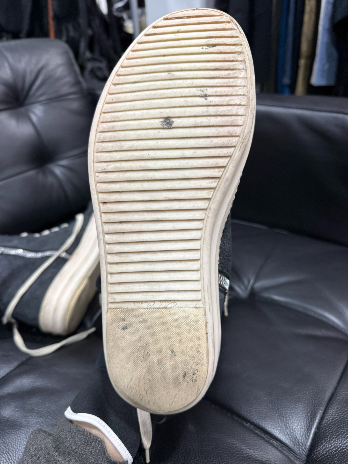 Rick Owens Rick Owens Suede Distressed High-Top Boots Size US 9 / EU 42 - 6 Thumbnail