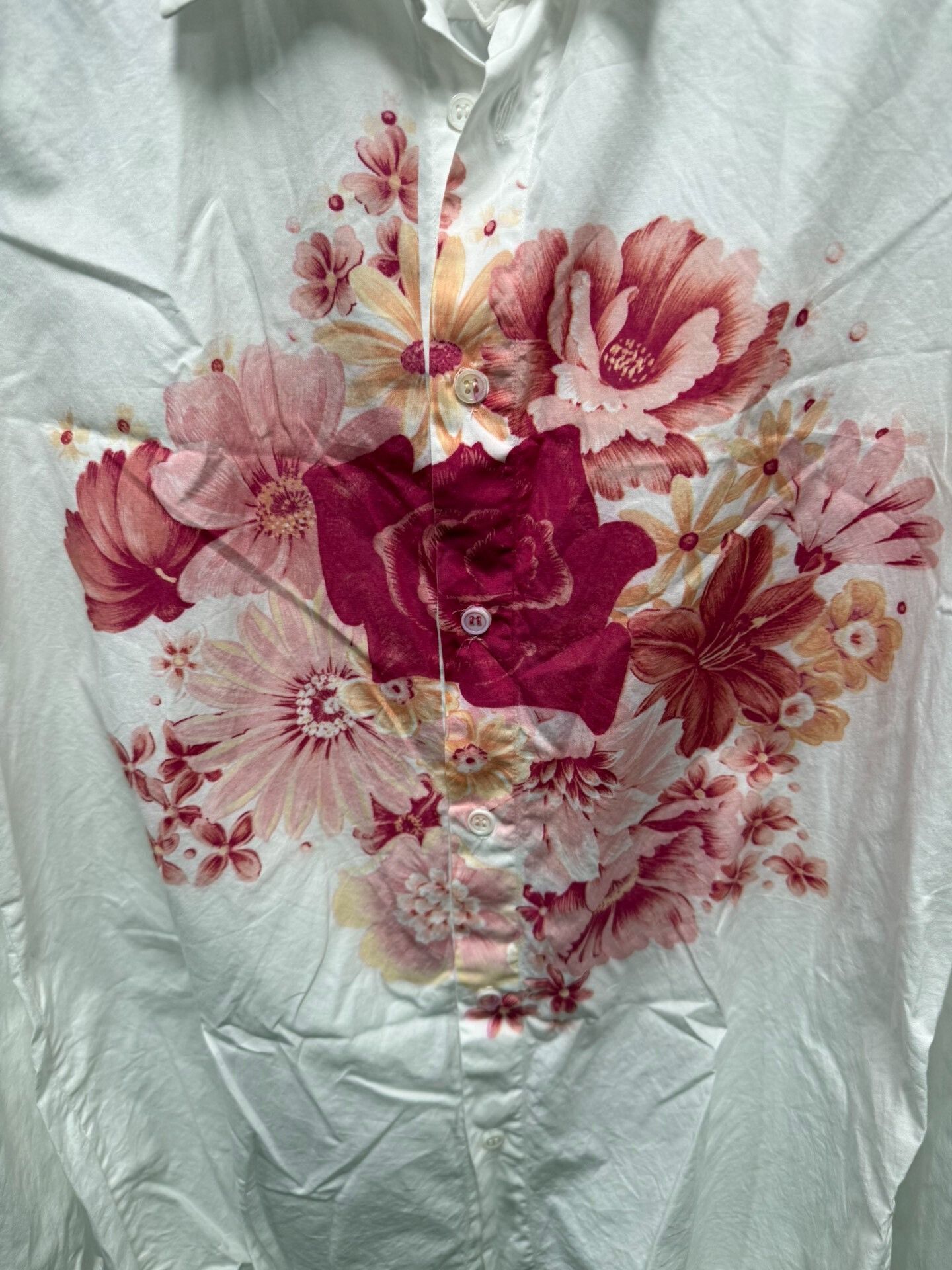 Yohji Yamamoto Yohji Yamamoto 90s Y's Floral Shirt Size US XL / EU 56 / 4 - 2 Thumbnail