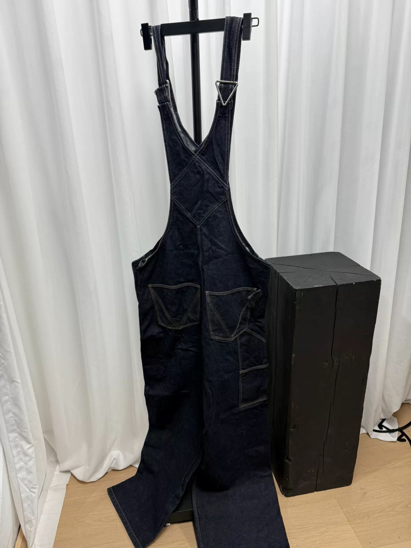 Bottega Veneta Bottega Veneta Raw Denim Overalls 52 Size US 35 - 2 Thumbnail