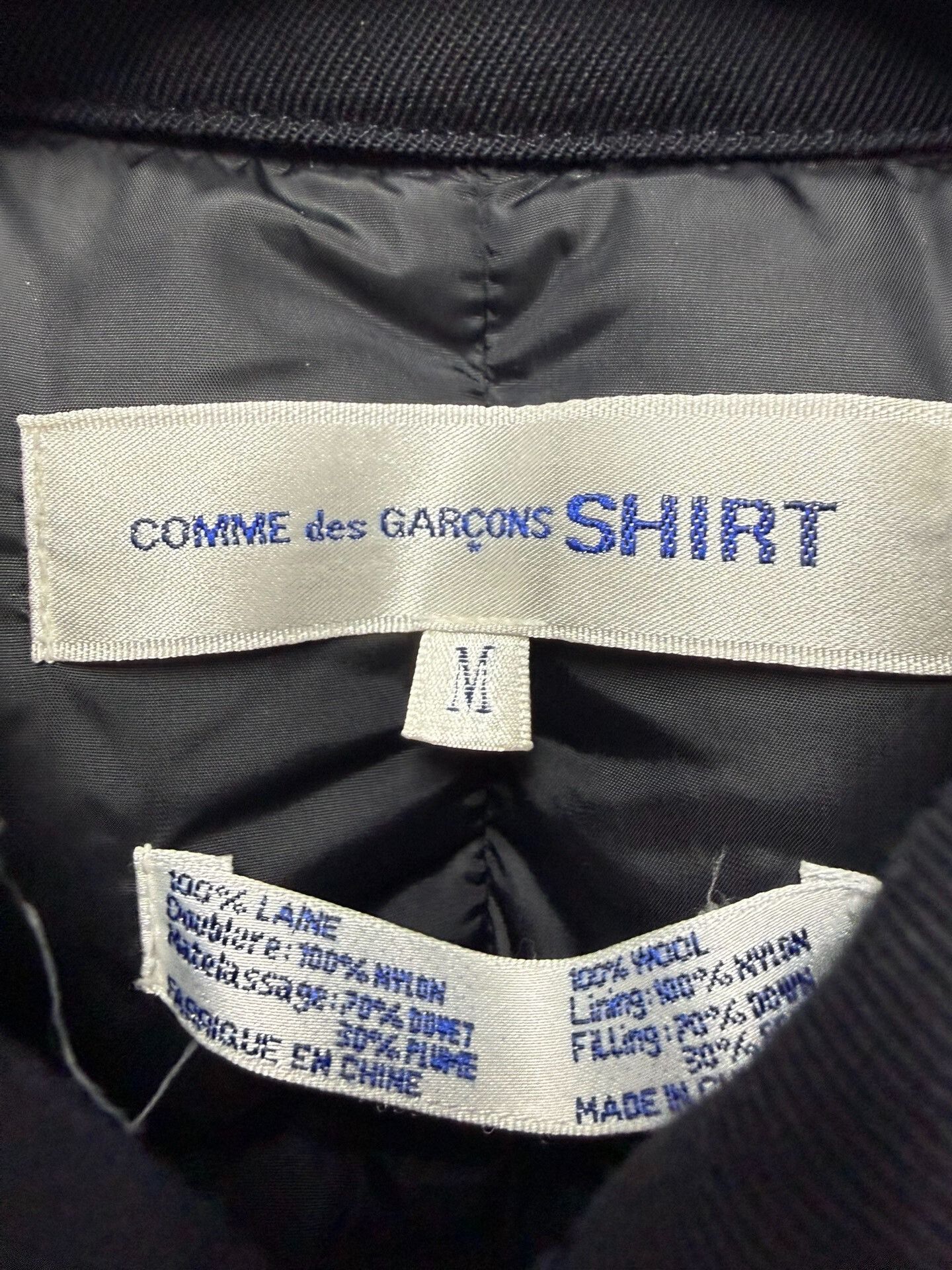 Comme des Garcons Comme des Garçons 2001AW Down Wool Jacket Size US M / EU 48-50 / 2 - 5 Thumbnail