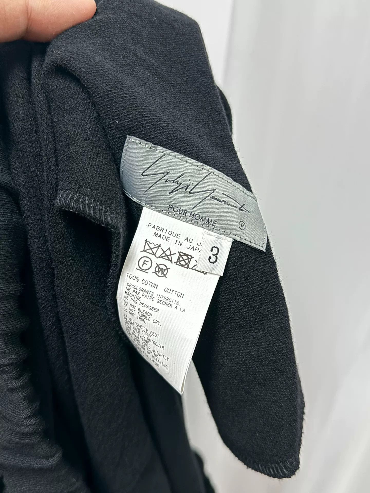 Yohji Yamamoto Yohji Yamamoto Pour Homme Drop-Crotch Pants Size US 33 - 6 Thumbnail