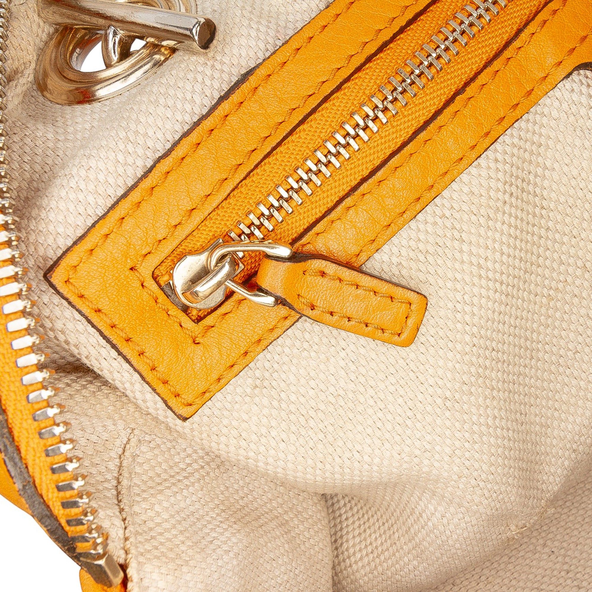 Leather Soho Chain Zip Shoulder Bag