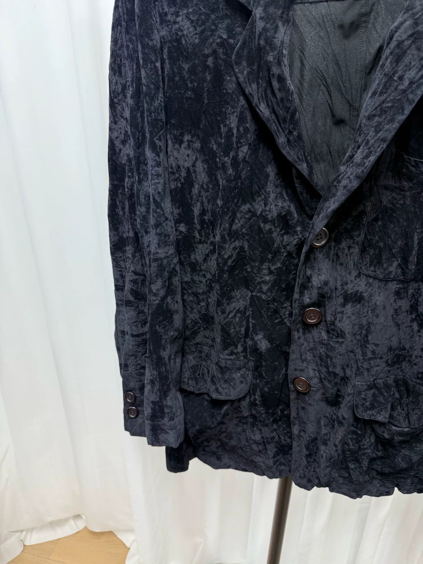 Issey Miyake Issey Miyake Velvet Pleated Blazer M Size US M / EU 48-50 / 2 - 4 Thumbnail
