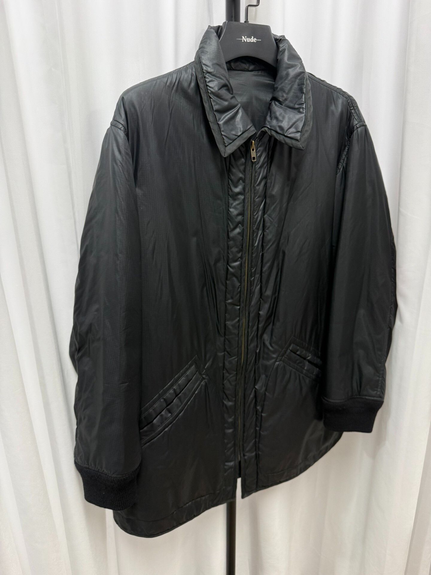 Yohji Yamamoto Yohji Yamamoto Y's Men's Waxed Cotton Jacket Size US L / EU 52-54 / 3 - 3 Thumbnail