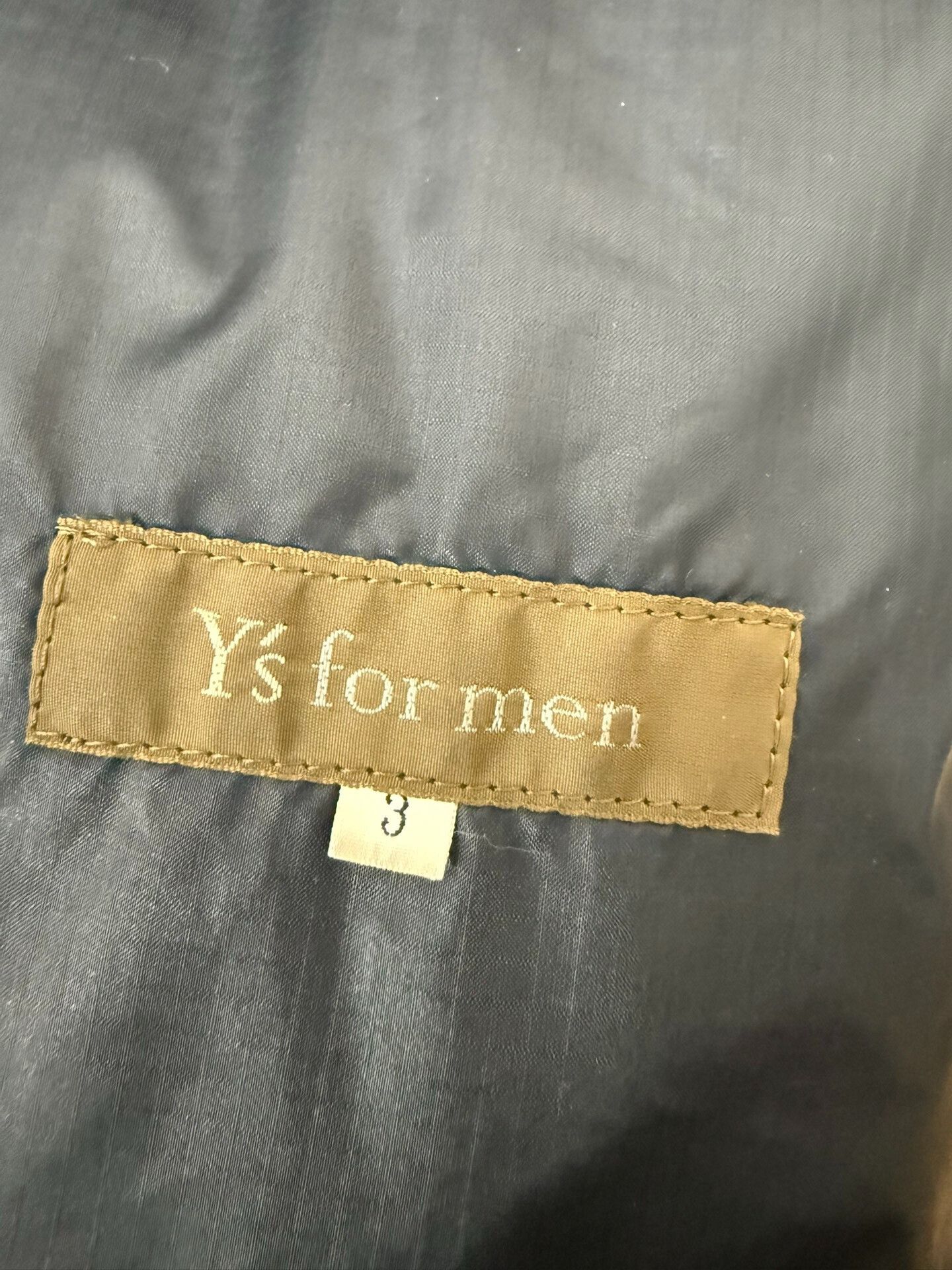 Yohji Yamamoto Yohji Yamamoto Y's Men's Waxed Cotton Jacket Size US L / EU 52-54 / 3 - 6 Thumbnail