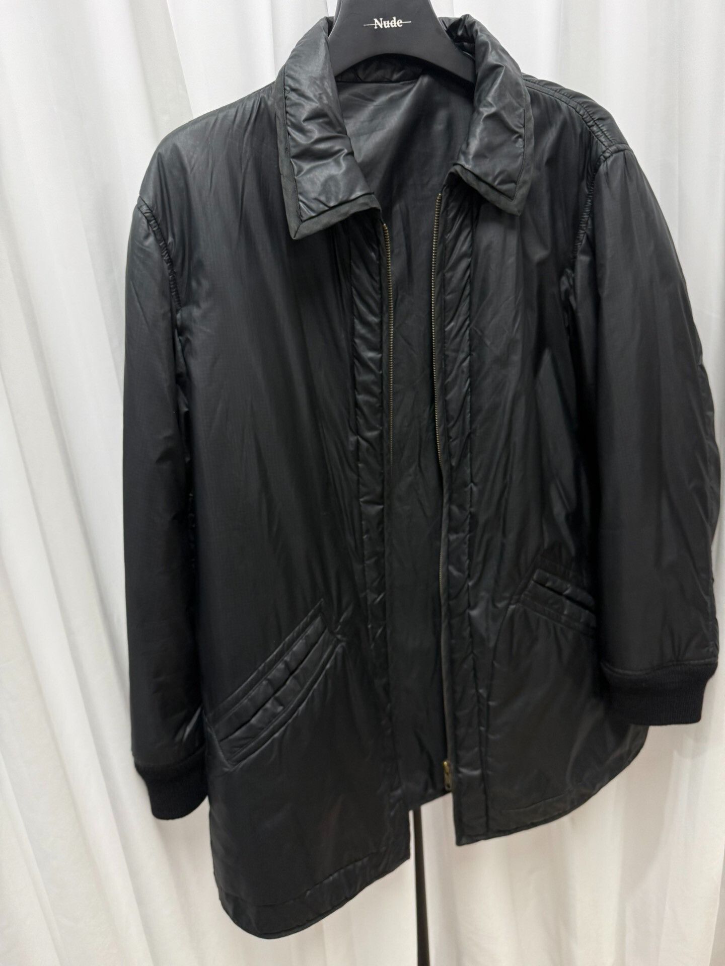 Yohji Yamamoto Yohji Yamamoto Y's Men's Waxed Cotton Jacket Size US L / EU 52-54 / 3 - 8 Thumbnail