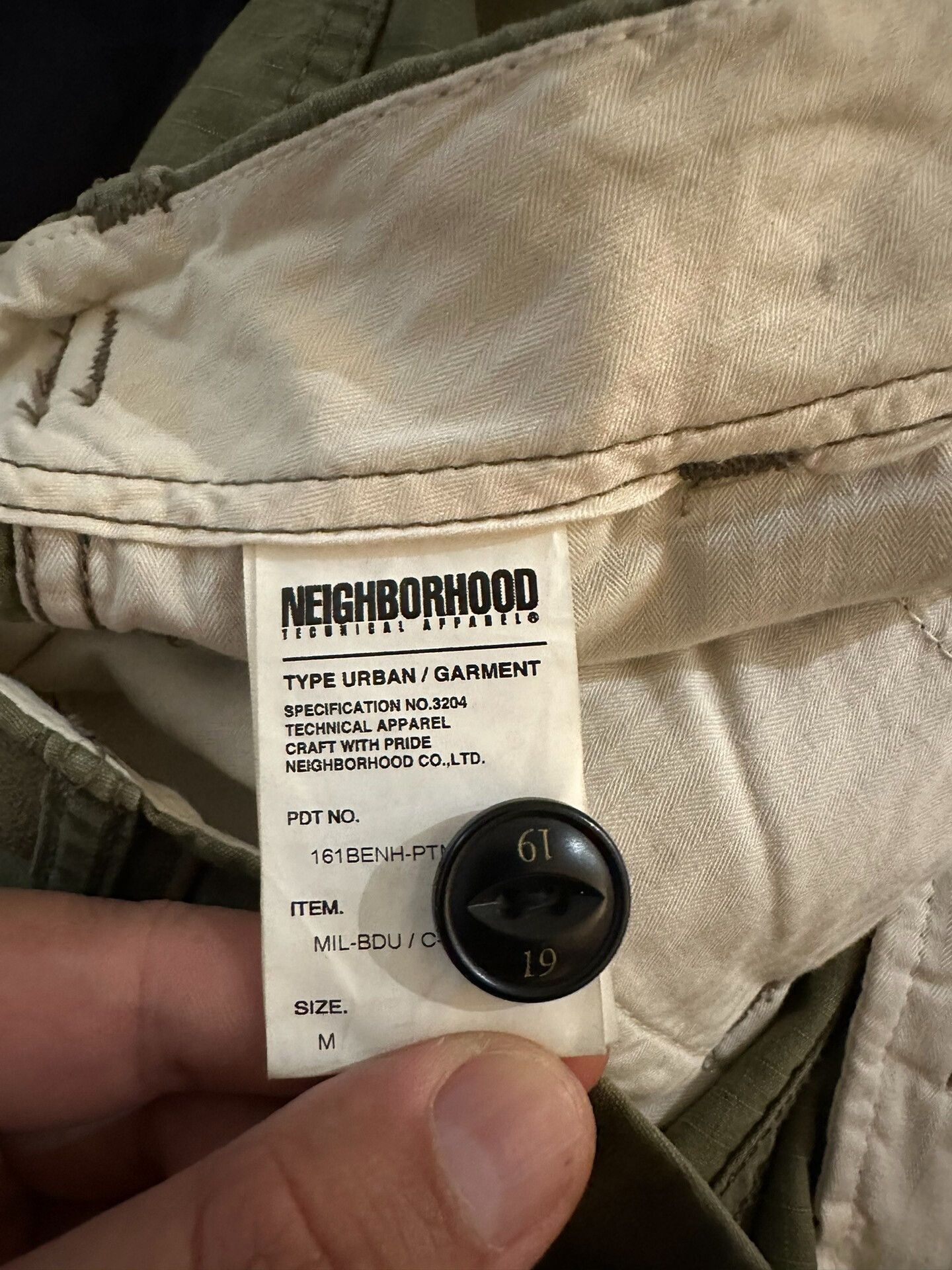 Neighborhood NEIGHBORHOOD 16SS Cargo Pants Size US 34 / EU 50 - 7 Thumbnail