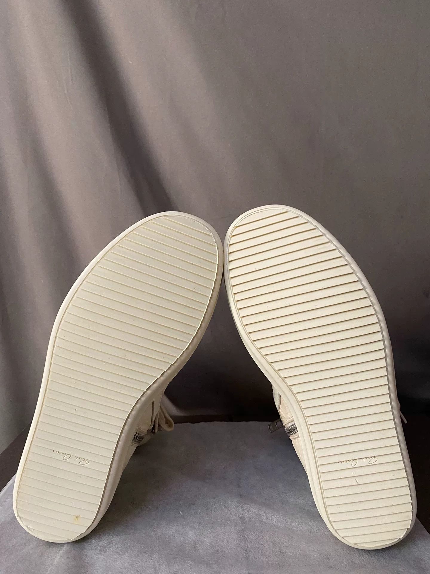 Rick Owens Rick Owens Main Line White Waxed Leather Shoes Size US 8 / EU 41 - 7 Thumbnail