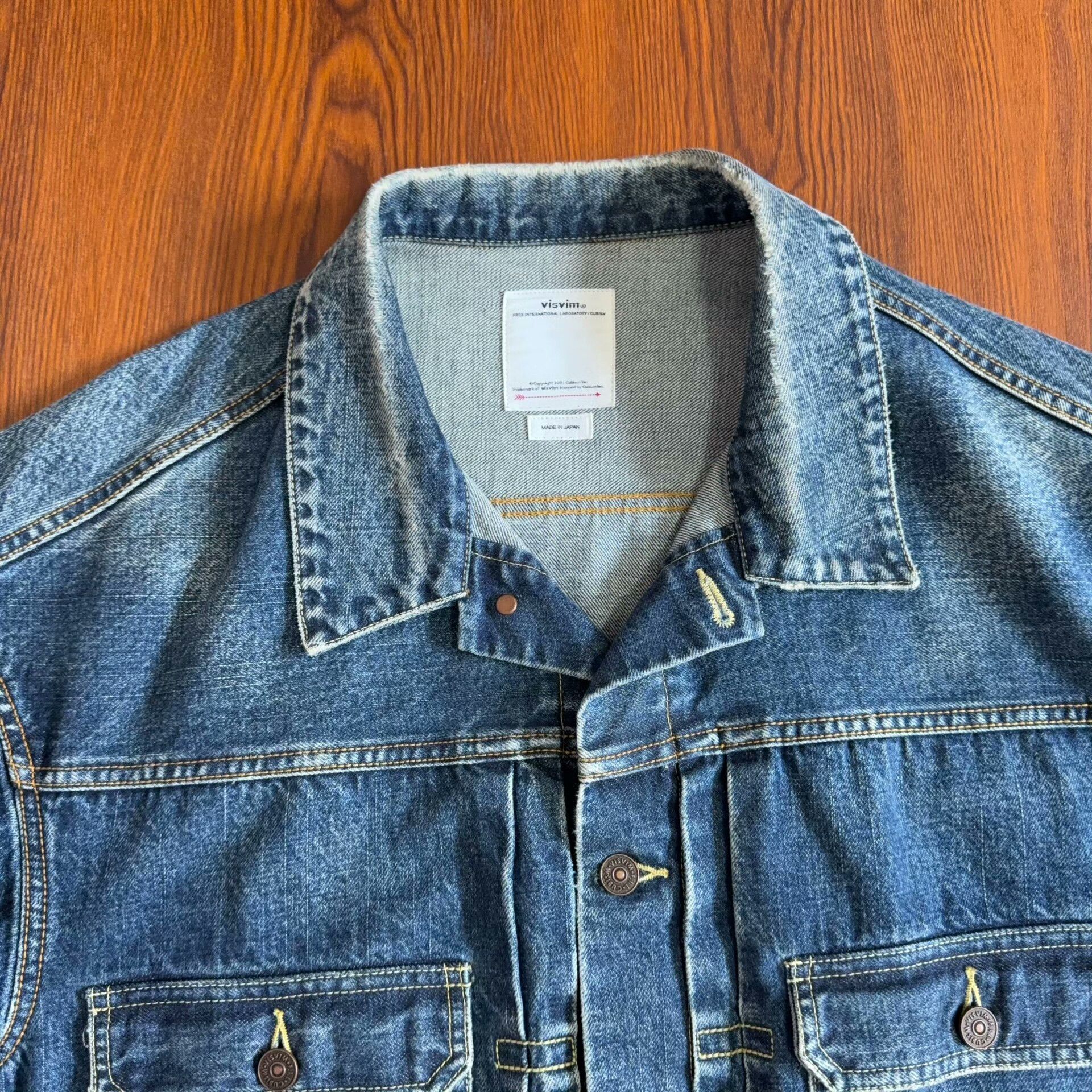 Visvim Visvim 101xx Distressed Denim Jacket Size US XXL / EU 58 / 5 - 4 Thumbnail