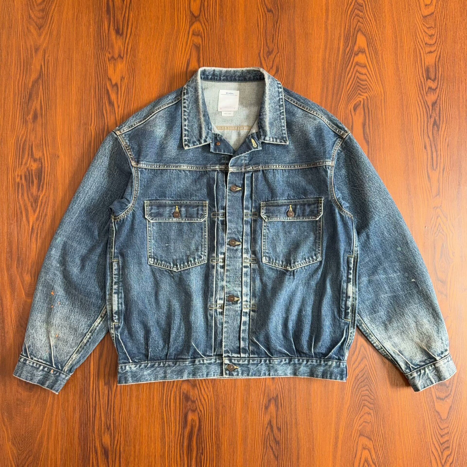 Visvim Visvim 101xx Distressed Denim Jacket Size US XXL / EU 58 / 5 - 2 Thumbnail