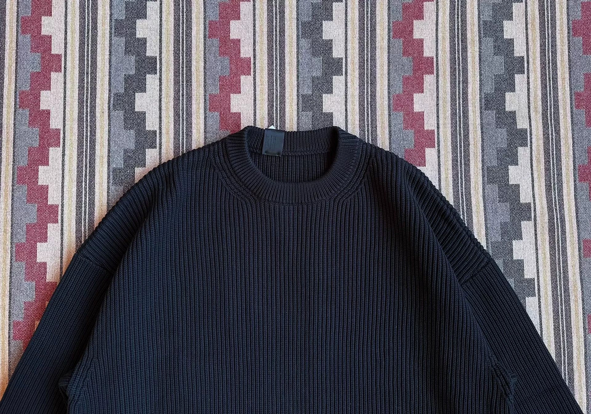 N.Hoolywood N.HOOLYWOOD CREWNECK WAFFLE KNIT SWEATER Size US XL / EU 56 / 4 - 3 Thumbnail